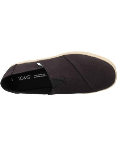 Man shoes TOMS ALPARGATAS HOMBRE MODELO ALP ROPE 2 0 COLOR NEGRO  BLACK