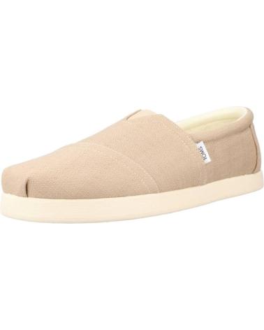 Man shoes TOMS ALPARGATAS HOMBRE MODELO ALP FWD COLOR MARRON CLARO  OATMEAL