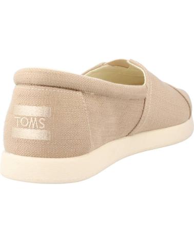 Man shoes TOMS ALPARGATAS HOMBRE MODELO ALP FWD COLOR MARRON CLARO  OATMEAL
