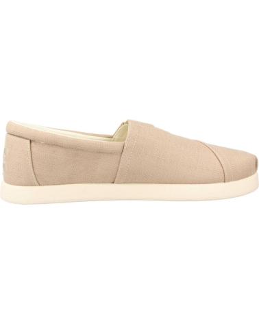 Man shoes TOMS ALPARGATAS HOMBRE MODELO ALP FWD COLOR MARRON CLARO  OATMEAL