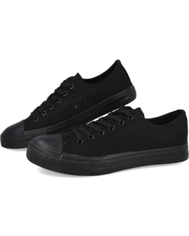 Sportif pour Homme L&R SHOES ZAPATILLAS LONA DF2001-4 HOMBRE NEGRO