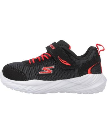 Sportivo SKECHERS  per Bambino ZAPATILLAS NINO MODELO 407308N COLOR NEGRO  BKRD