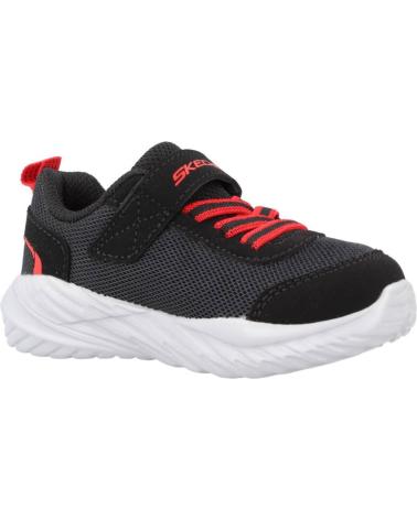Sportivo SKECHERS  per Bambino ZAPATILLAS NINO MODELO 407308N COLOR NEGRO  BKRD