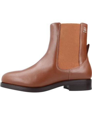 Bottines TOMMY HILFIGER  pour Femme BOTINES MUJER MODELO ELEVATED ESSENT THERMO B COLOR MARRON G  GTU