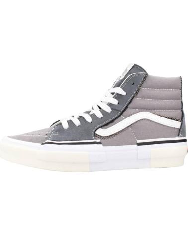 Woman and Man and girl and boy Trainers VANS OFF THE WALL ZAPATILLAS HOMBRE VANS MODELO SK8-HI RECONSTRUCT COLOR GRIS  GREY