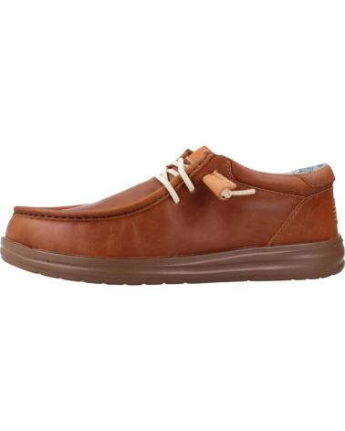 Chaussures HEY DUDE  pour Homme INFORMALES HOMBRE MODELO WALLY GRIP COLOR MARRON  BROWN