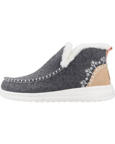 Woman Mid boots HEY DUDE BOTINES MUJER MODELO DENNY FAUX SHEARLING COLOR GRIS  GREY