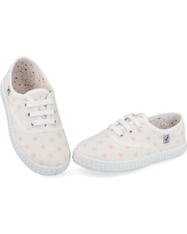 Sneaker JAVER  für Mädchen 60-48 ZAPATILLAS DE LONA PARA NIÑAS  ROSA