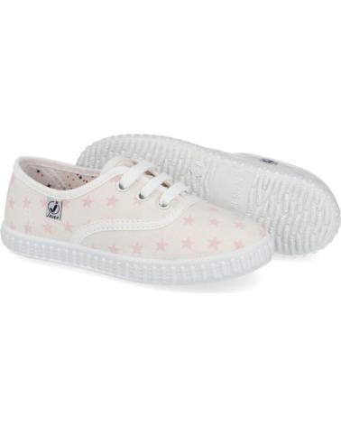 Sneaker JAVER  für Mädchen 60-48 ZAPATILLAS DE LONA PARA NIÑAS  ROSA