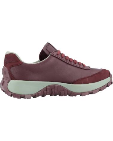 Zapatillas deporte de Mujer CAMPER DEPORTIVO DRIFT TRAIL DE PIEL CON PLANTILLAS EXTRAIBLES Y BURGUNDY