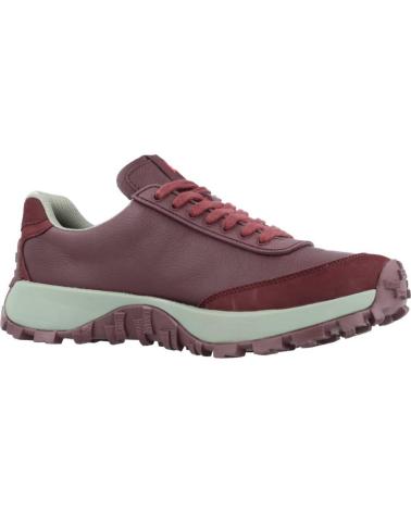 Zapatillas deporte de Mujer CAMPER DEPORTIVO DRIFT TRAIL DE PIEL CON PLANTILLAS EXTRAIBLES Y BURGUNDY