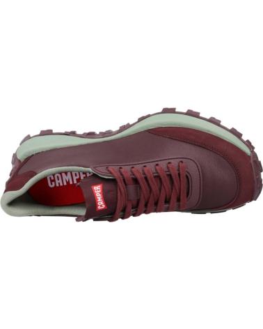 Zapatillas deporte de Mujer CAMPER DEPORTIVO DRIFT TRAIL DE PIEL CON PLANTILLAS EXTRAIBLES Y BURGUNDY