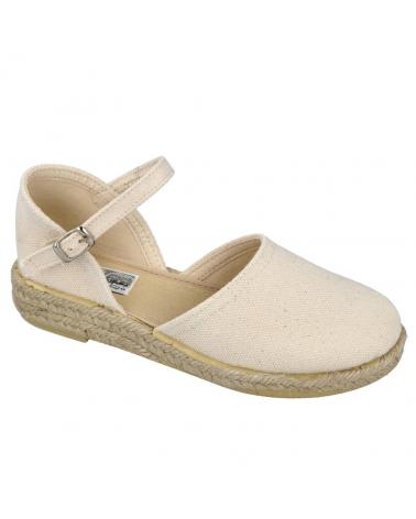 Scarpe ANDREA RUIZ  per Bambina 262 ALPARGATAS YUTE NIÑA  BEIG