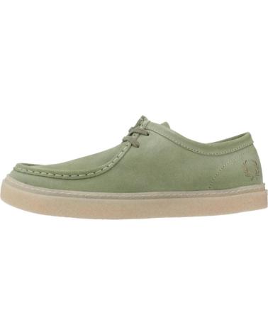 Chaussures FRED PERRY  pour Homme MOCASINES HOMBRE MODELO DAWSON LOW SUEDE COLOR VERDE M37SEAG  M37SEAGRAS