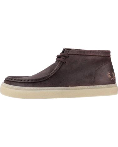 Man Mid boots FRED PERRY BOTINES HOMBRE MODELO DAWSON MID WAXED SUEDE COLOR MARRON Q2  Q21BRNTTBC