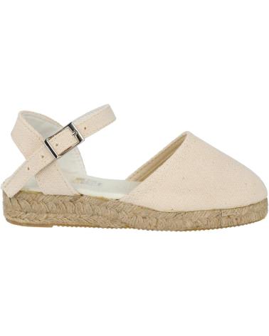 Zapatos de Niña ANDREA RUIZ M-34 ALPARGATAS YUTE NIÑA CRUDO