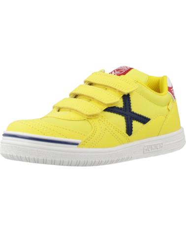 Deportivas de Niña y Niño MUNICH ZAPATILLAS NINO MODELO G-3 KID VCO OTEROS COLOR AMARILLO 285