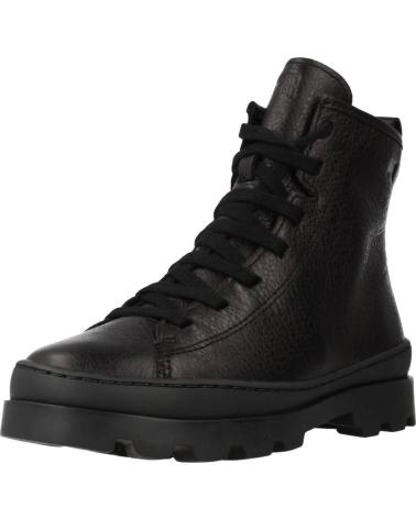Botines de Niña y Niño CAMPER BOTIN CORDON-CREMALLERA NEGRO