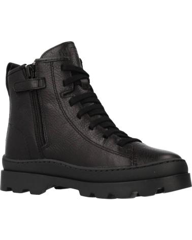 Botines de Niña y Niño CAMPER BOTIN CORDON-CREMALLERA NEGRO