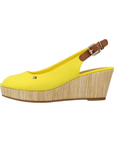 Woman Sandals TOMMY HILFIGER SANDALIAS MUJER MODELO ICONIC ELBA SLING BACK W COLOR AMARIL  ZGS