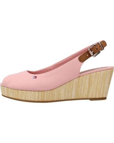 Woman Sandals TOMMY HILFIGER SANDALIAS MUJER MODELO ICONIC ELBA SLING BACK W COLOR ROSA T  TQS