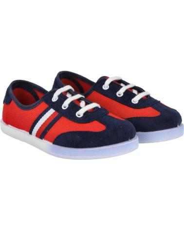 Sneaker für Junge ANDREA RUIZ 368 ZAPATILLAS DE CORDONES PARA NI ROJO