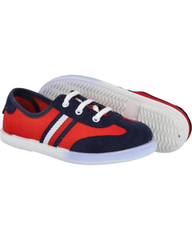 Sneaker für Junge ANDREA RUIZ 368 ZAPATILLAS DE CORDONES PARA NI ROJO