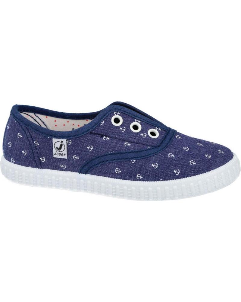 Schuhe für Junge JAVER 63-45 ZAPATILLAS LONA NIÑO AZUL