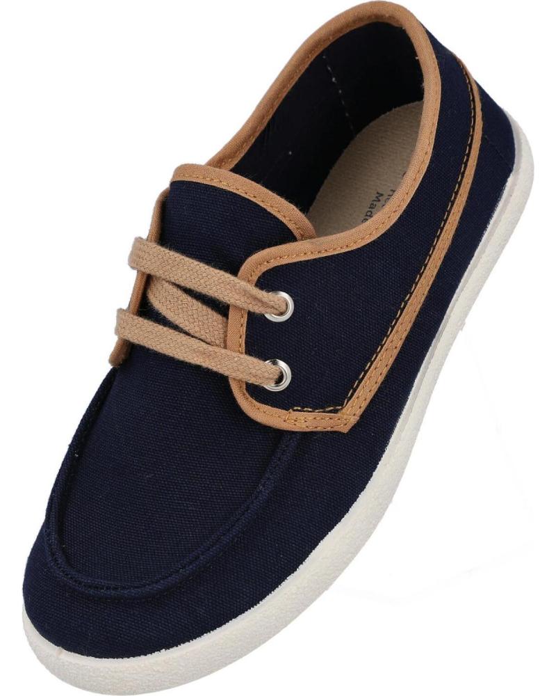 Zapatos BATILAS  de Niño 418-001E ZAPATILLAS DE LONA PARA NIÑO  AZUL