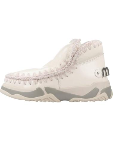 Bottines MOU  pour Femme BOTINES MUJER MODELO FW201005C COLOR BLANCO  PATWHI