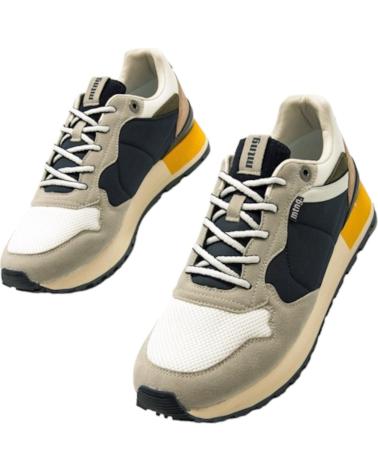 Sneaker für Herren MTNG 84527 C55290 LOTTOS LIGHT GREY- NYLON NAVY
