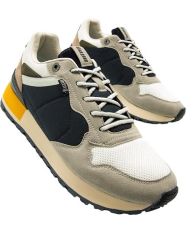 Sneaker für Herren MTNG 84527 C55290 LOTTOS LIGHT GREY- NYLON NAVY