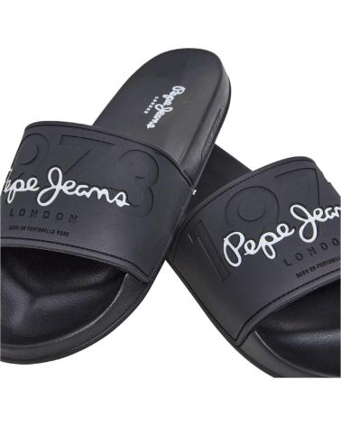 Sandales PEPE JEANS  pour Homme SANDALIAS DE HOMBRE SLIDER YOUNG M PMS70147 EN  NEGRO