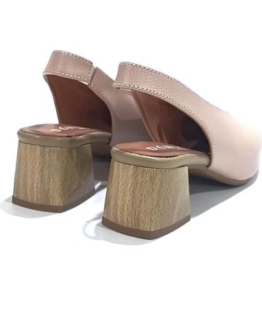 Sandalen DCHICAS  für Damen ZAPATO VESTIR DE PIEL CON TACON  NUDE
