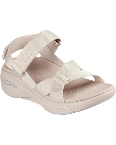 SKECHERS SANDALIA MUJER 140808 BEIGE