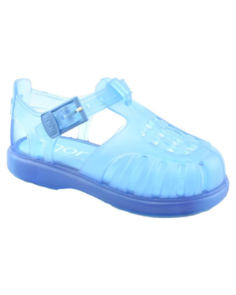 Sandalias IGOR  de Niño CANGREJERA CON CIERRE DE HEBILLA  AZUL