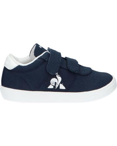 girl and boy Trainers LE COQ SPORTIF 2210153 COURT ONE INF  DRESS BLUE