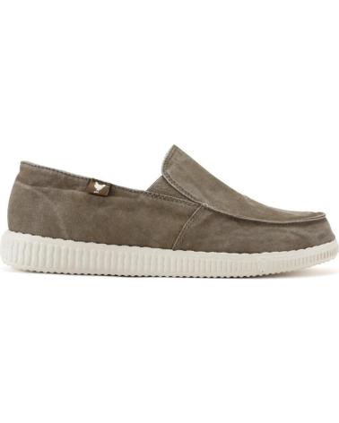 Chaussures WALK IN PITAS  pour Homme WP150-SLIP ON CANVAS  TAUPE
