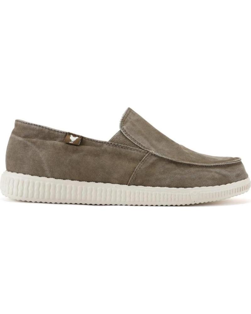 Scarpe WALK IN PITAS  per Uomo WP150-SLIP ON CANVAS  TAUPE