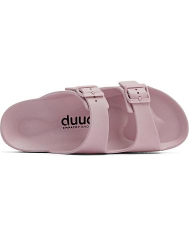 Woman and Man and girl Flip flops DUUO SANDALIAS ROSA EVA FLAT UNISEX MODELO D917060 MULTICOLOR