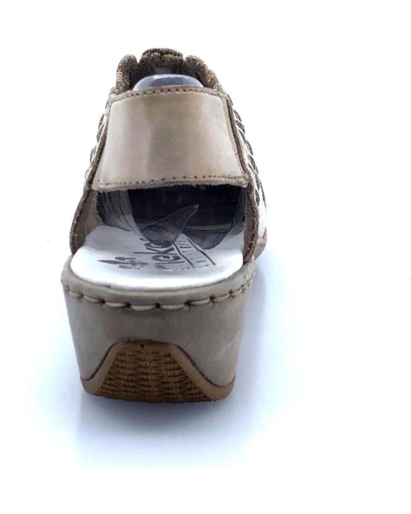 Sandales De Mujer RIEKER SANDALIAS 47156 BEIGE