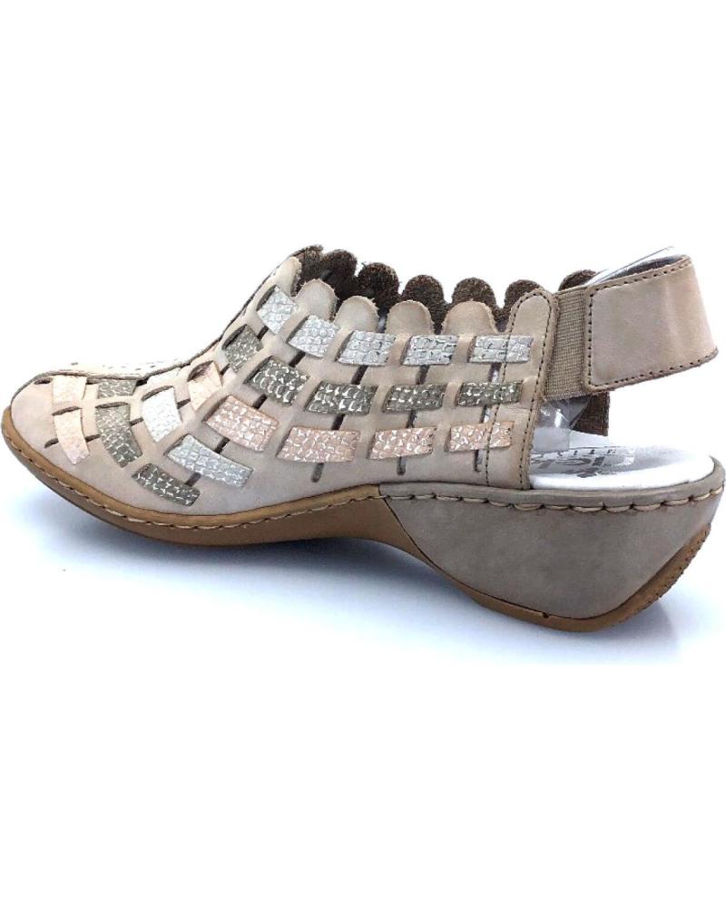 Sandales De Mujer RIEKER SANDALIAS 47156 BEIGE
