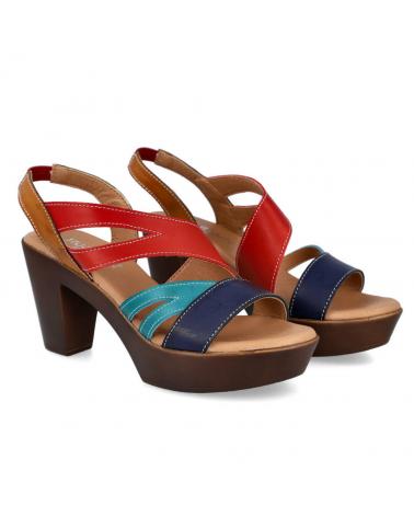 Sandálias BUBBLE BOBBLE  de Mulher K00583-8 SANDALIAS TACON MUJER  ROJO