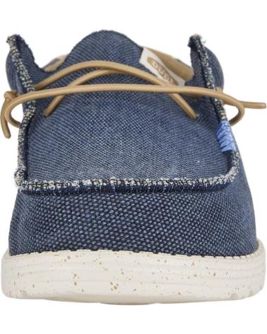 Nauticos per Uomo HEY DUDE HOMBRE MOCASINES WALLY COASTLINE JUTE MARINO VARIOS COLORES