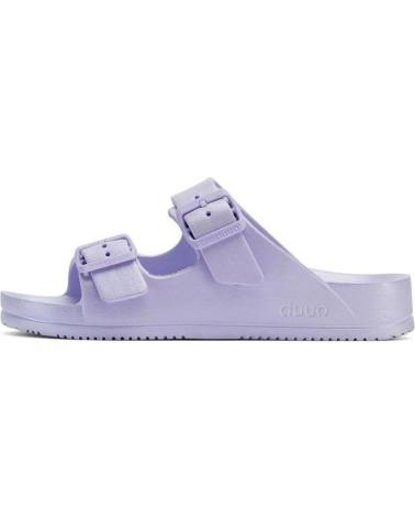 Woman and Man and girl and boy Sandals DUUO ZAPATILLAS--EVA FLAT METAL 62-D917062  VIOLETA