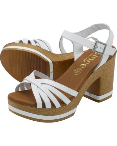 Sandalias LINCE  de Mujer SANDALIAS DE MUJER 22103 CAPRI EN  BLANCO