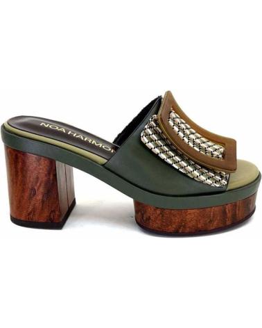 Zapatos de tacón NOA HARMON  de Mujer SANDALIAS DE TACON 9669 MUJER KAKI  VERDE