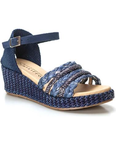 Sandales PITILLOS  pour Femme CUNAS 5502 MUJER MARINO  AZUL