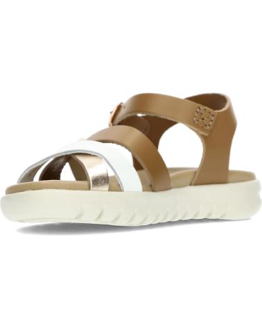 girl Sandals GEOX SANDALIA SOLEIMA J45GSA  BRANDY