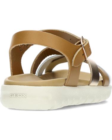 girl Sandals GEOX SANDALIA SOLEIMA J45GSA  BRANDY